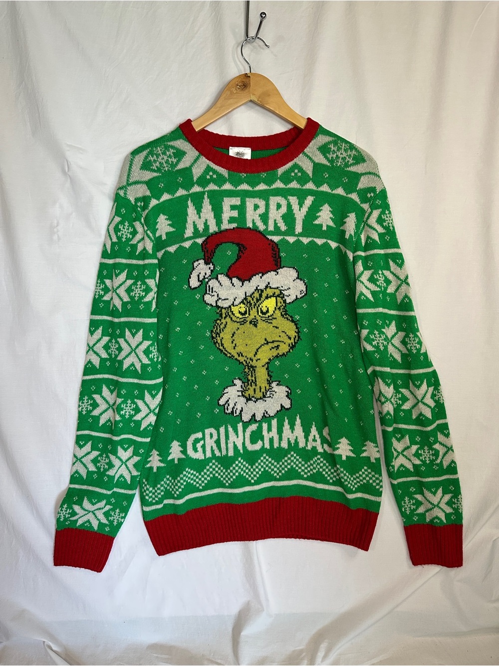 The Grinch Green Grinch Graphic Crewneck Sweater - Holiday Knit